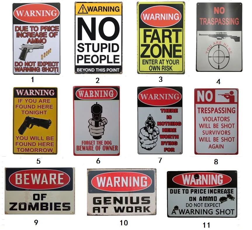 Warning beware No Stupid People Toilet Kitchen Bathroom Bar Pub Cafe Home restaurant Decoratio Vintage Tin Signs Retro Metal tin Sign