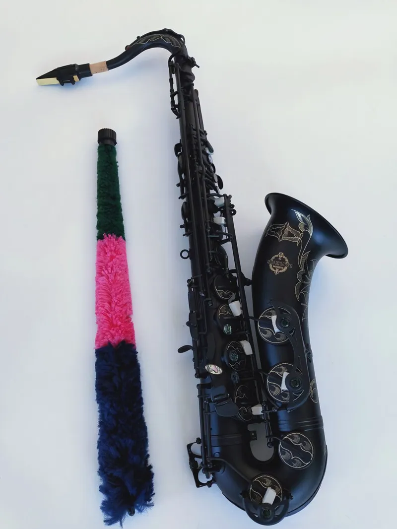 Suzuki Profesyonel Yeni Japon Tenor Saksafon B d z M zik Woodwide enstr man Siyah Nikel Alt n Sax A zl k Ile Hediye