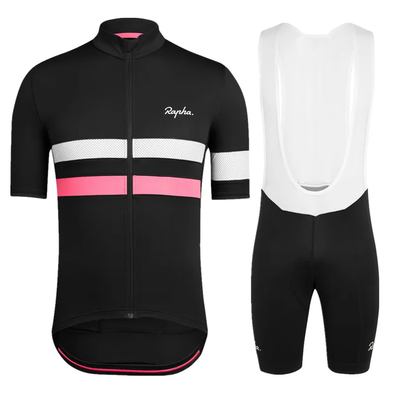 2019 Rapha Cycling Cycling Cyarcing Sets Bike Uniform Mans Cylersey ByerSe Set Maglie biciclette da strada Mtb Bicycle Wear2061474