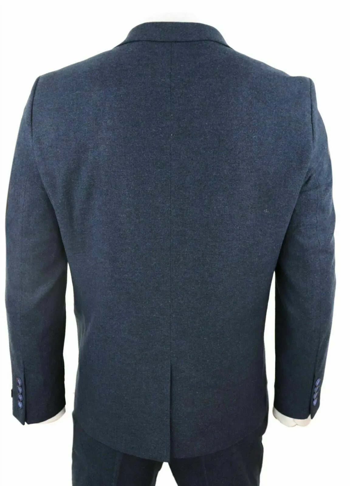 Mens Wool Tweed Peaky Blinders Suit 3 Piece Authentic 1920s Tailored Fit Classic Prom Suit Jacket Pants Vest306g