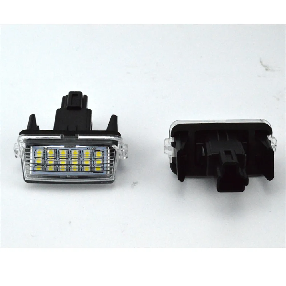 Canbus White LED License Licence Plate Lamp Mercedes For Toyota Yaris