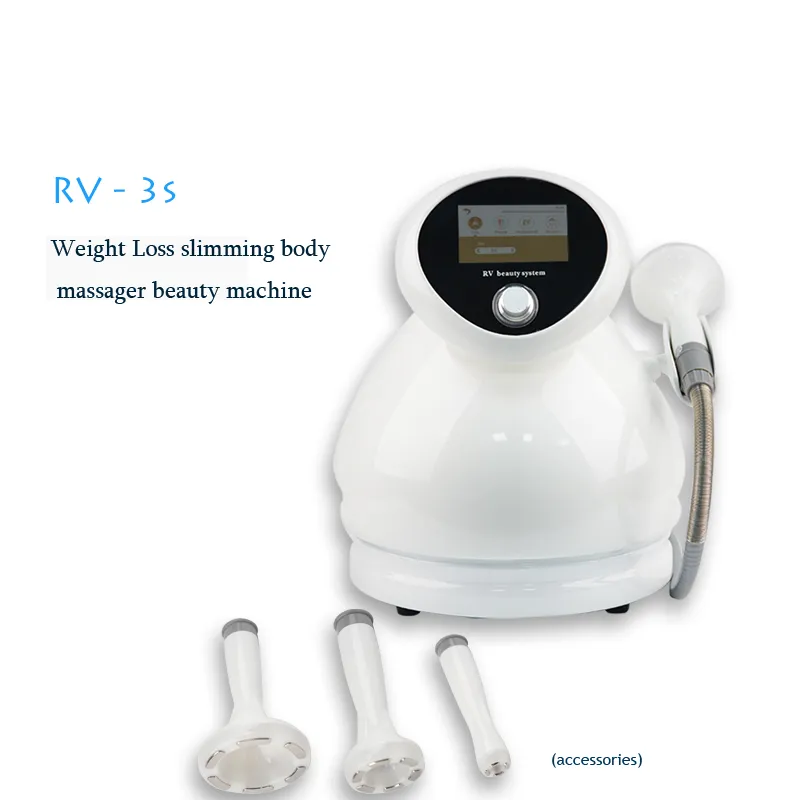 RV-3S Viktminskning Anti Wrinkle Face and Body Care Skin Lyft RF Vakuum Mikroström Fotonfett Burning Eyes Face Body Slimming Machine