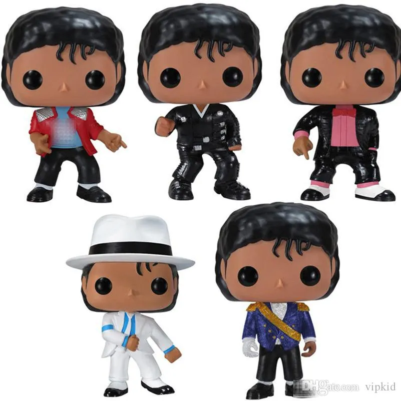 Low Price FUNKO POP MICHAEL JACKSON BEAT IT BILLIE JEAN BAD SM00TH CRIMINAL  Figures Collection Model Toys For Children Birthday Gift From Lxhua168,  $9.55