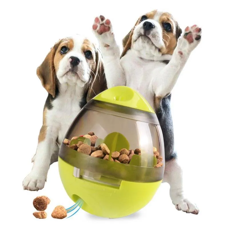 Jouets interactifs pour chiens, boule de nourriture IQ, distributeur de friandises plus intelligent pour chiens et chats, entraînement, fourniture pour animaux de compagnie