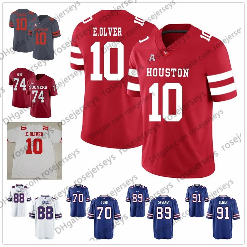 2019 NCAA Cougars Ed Oliver Blue Cody Ford Dawson Knox Tommy Sweeney