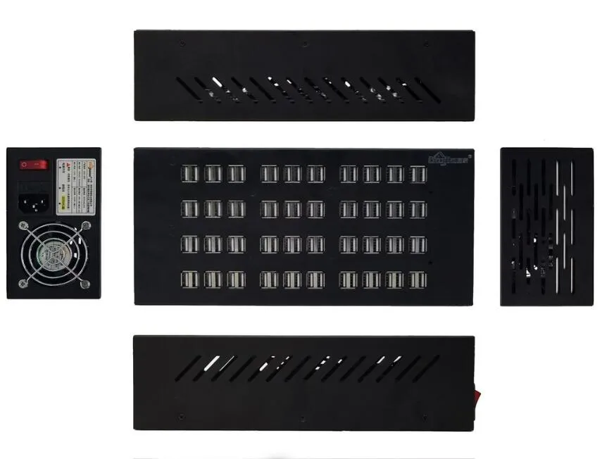 AUBEST Stazione Di Ricarica USB Multiporta 12 Porte Presa Di Corrente Adattatore HUB Dock For Caricatore Da Muro Veloce For Telefono - Foto 2