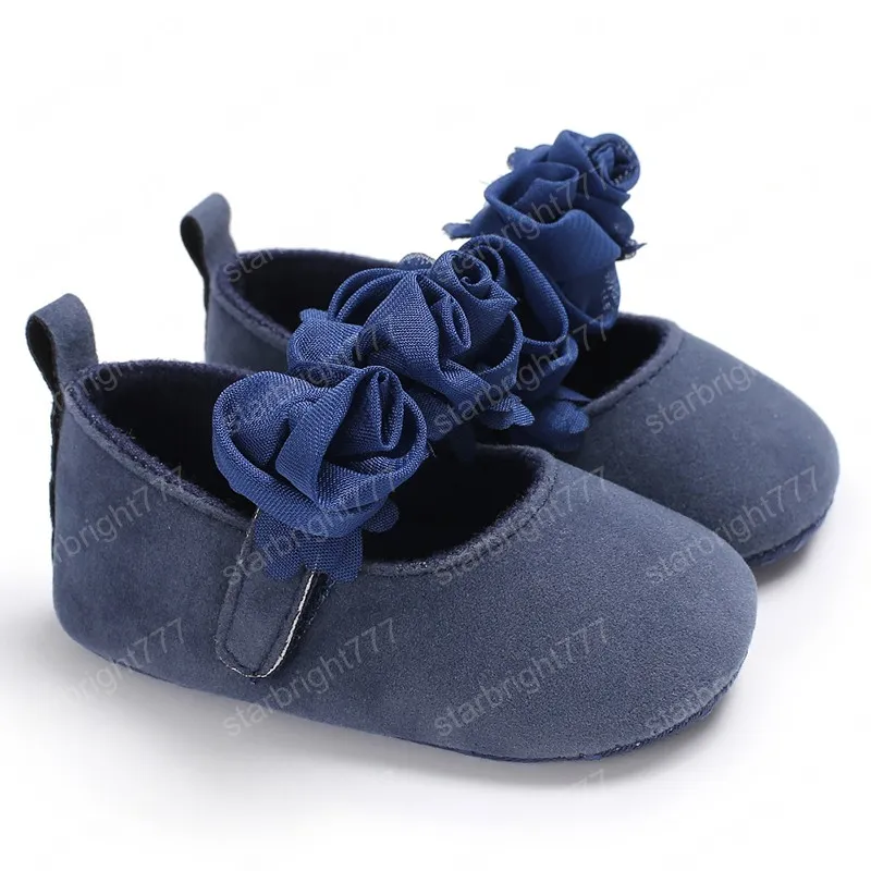 Hook Loop Newborn Lace Baby Girls Shoes Infant Tollder First
