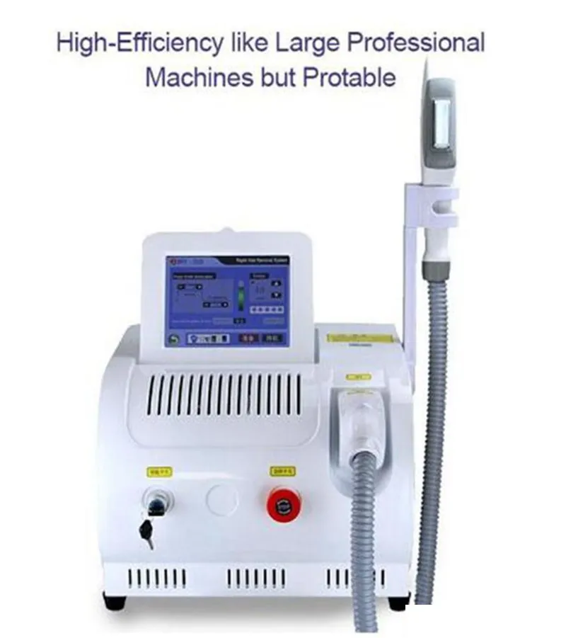Портативный профессиональный Opt IPL Laser Hair Machine Machine Elight Beauty Salon RF Skin Care Forjuvention Lift Ce