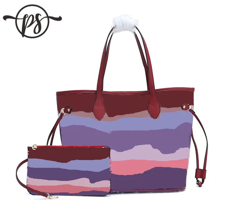분홍색 스가오는 핸드백 디자이너 끈달린 가방 여성 Lhome 어깨에 매는 가방은 2020 년 새로운 스타일의 높은 품질의 운반 가방 디자이너 꽃 인쇄 가방