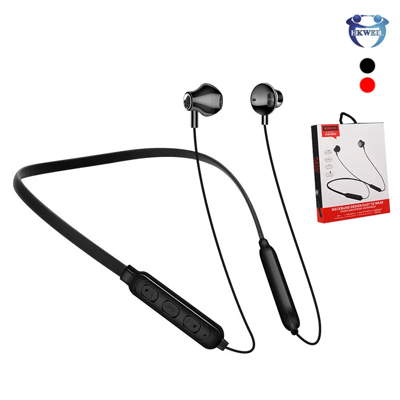 Sport Neckband Bluetooth 5.0 Auricolari Cuffie stereo senza fili Cuffie con microfono per iPhone 11 12 Pro Max Samsung Android Moblie Phone