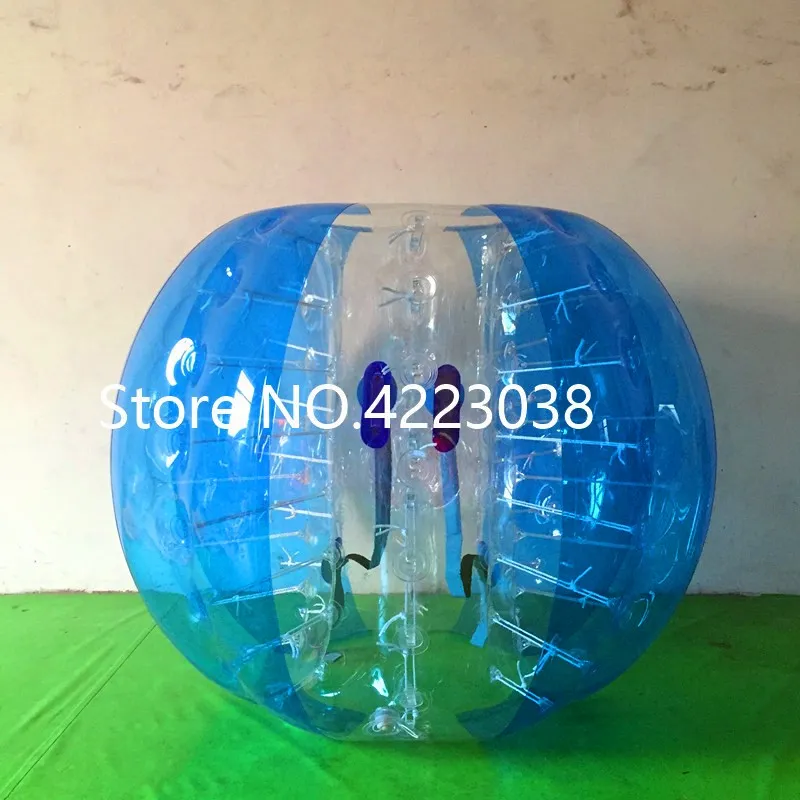 Livraison gratuite 1.5 m gonflable Football bulle balle pare-chocs corps Zorbing bulle Football humain videur Bubbleball Zorb balle