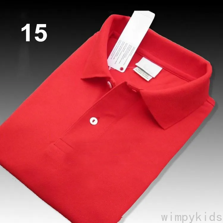 20ss Mężczyźni Polo Koszula Wysokiej Jakości Mężczyźni Solidne bawełniane Spodenki Polo Letnie Polo Homme Koszulki Męskie Koszulki Polos Poloshirt WME202