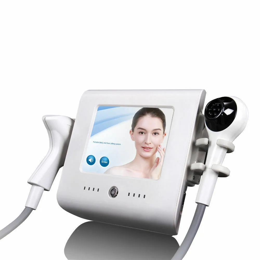 Portable Focused Professional Ultrasound RF Radio Frequency Body Shape Slimming Machine for Anti Wrinkle Fat Removal Eye Bags