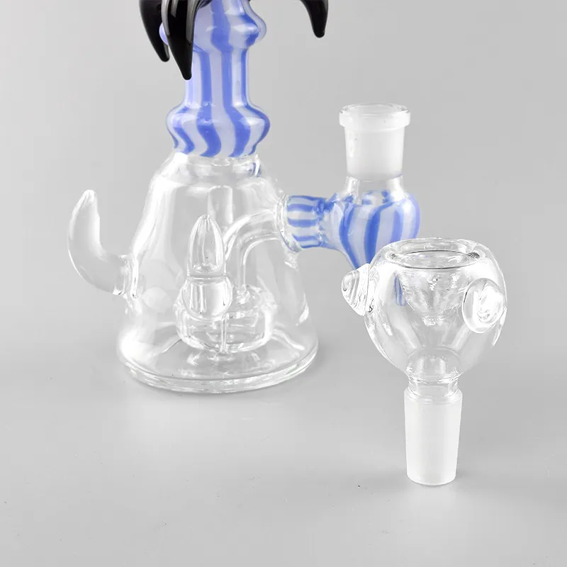 Mini szklany palnik olejowy Bong dla Dab Rigs Bongs Fajka Fajka Palenia Palnik Oil Wody Purker Oil Burner Bubbler