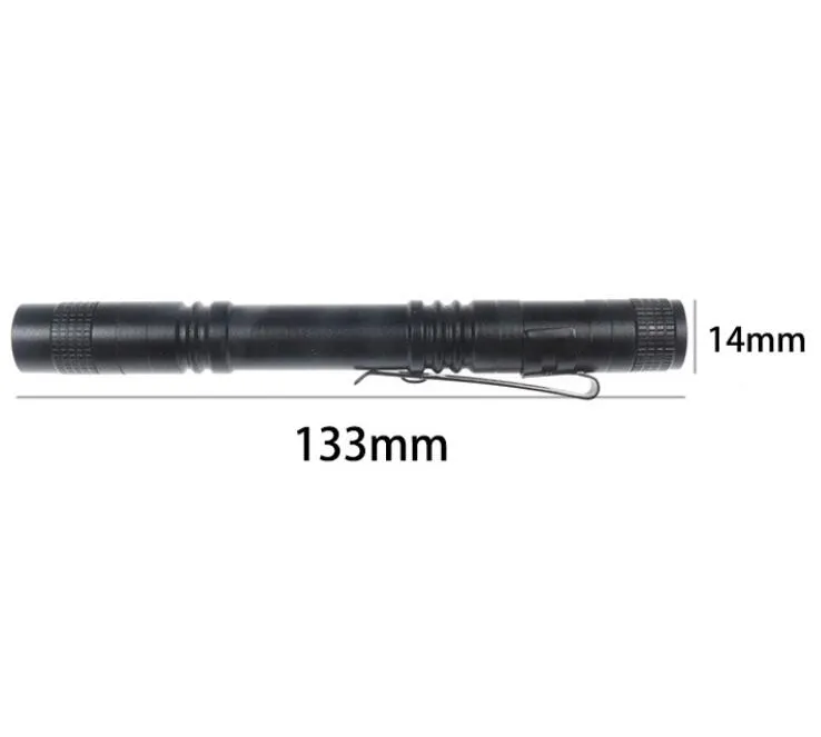 Portable LED Pen Shaped Mini Pocket Flashlight Anti Wear Portable LED Pen Shaped Mini Pocket Flashlight Anti Wear