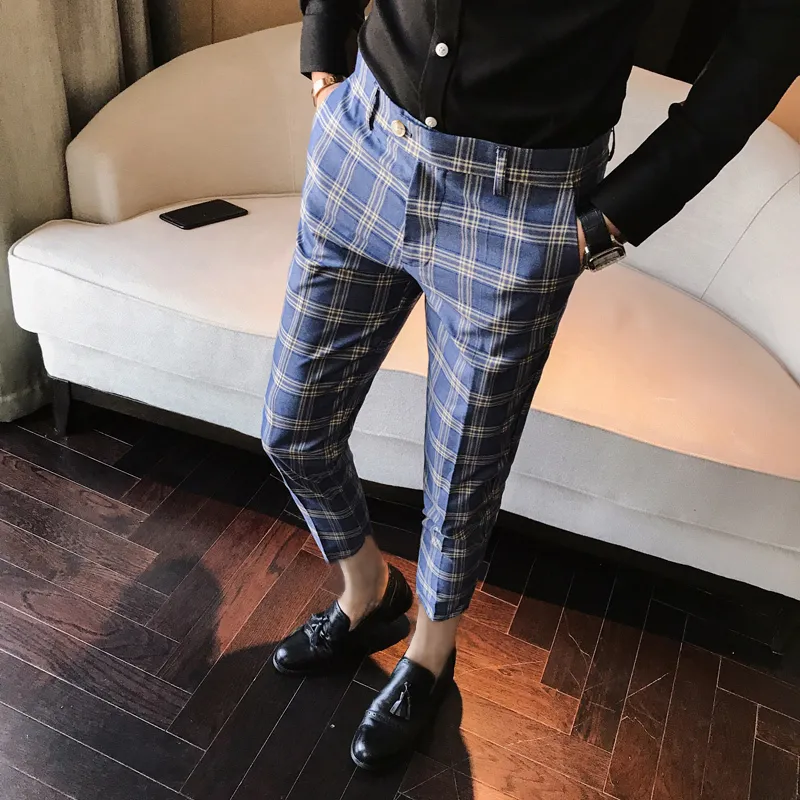 Plaid pants mens fashion hotsell