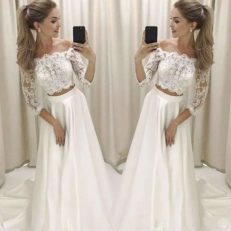 Vestido de sales noiva 2 peças