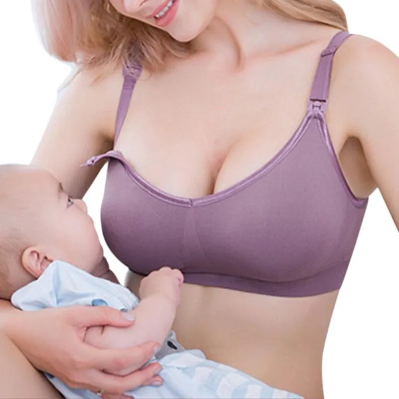 New Cotton Maternity Nursing Bras Pregnant Breastfeeding Pregnancy Women  Underwear Breast Feeding Bra Soutien Gorge Allaitement - AliExpress