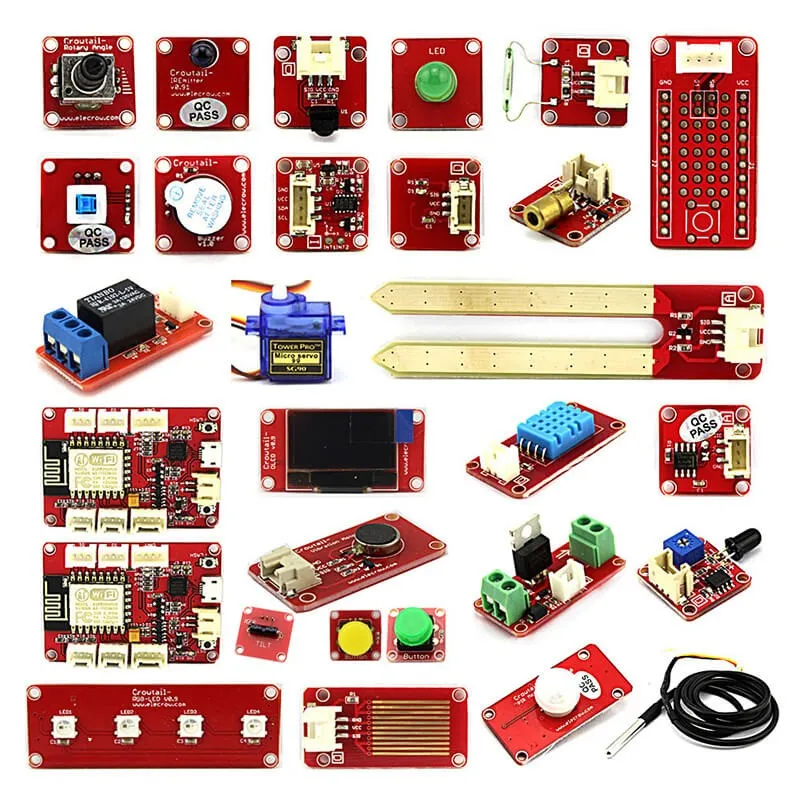 ESP8266 NodeMCU IOT комплект DIY Умный дом приложения беспроводной esp8266 WiFi модуль с 27 видов интерфейс Crowtail бесплатная доставка