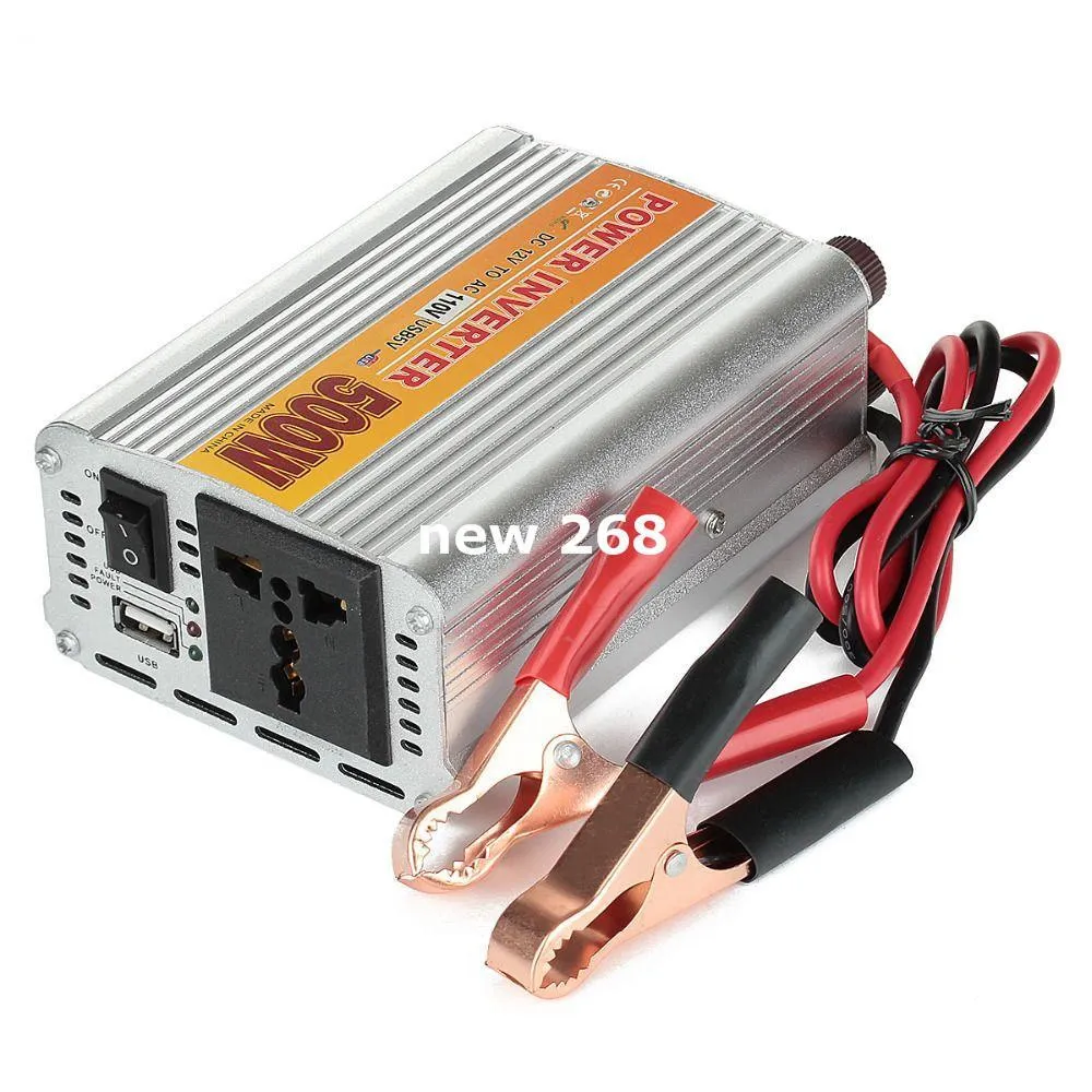 Convertisseur Tension 1500W 12V Vers 220V - Onduleur Voiture Avec USB Et Prise Allume-Cigare