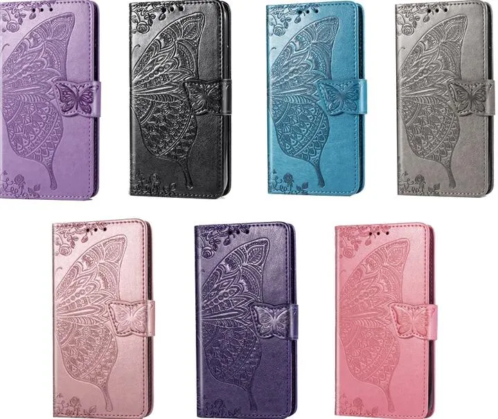 Modische Schmetterlings-Geldbörse, Lederhüllen für iPhone 15 Pro, 14 Pro Max, 14 Plus, iPhone 15-Aufdruck, große Spitze, niedlicher Blumenhalter, Karten-ID-Slot, Flip-Cover-Beutel, Buch-Geldbörse