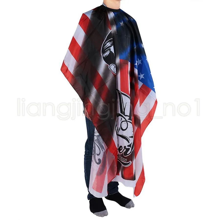 Fashion USA Flag Haircuts Cloth Hairstyle Design America Flags Barber