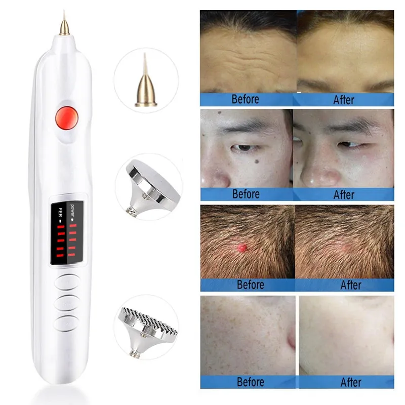 Mini laser plasma penna ögonlock lyft ansiktslyft nål spot borttagning ansikte freckle wart wrinkle tatuering remover hudvård hem användning skönhet enhet
