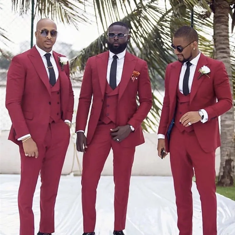 Dark red suit discount jacket