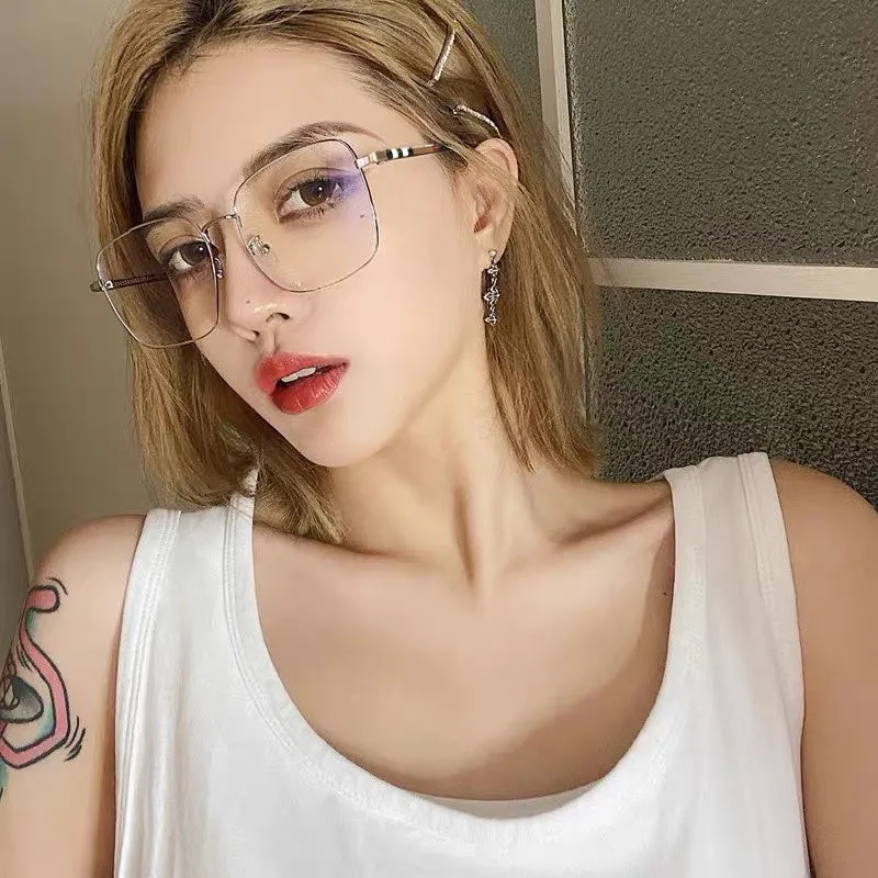 British Fashion Womens Lightweight Bigrim Glasses In Style 2022 With Double Plating Multi Shaped Slim Metal Fullrim For RX And Full Rim Case BE98290 53 18 145 From Xxz2014 36.76 DHgate.Com