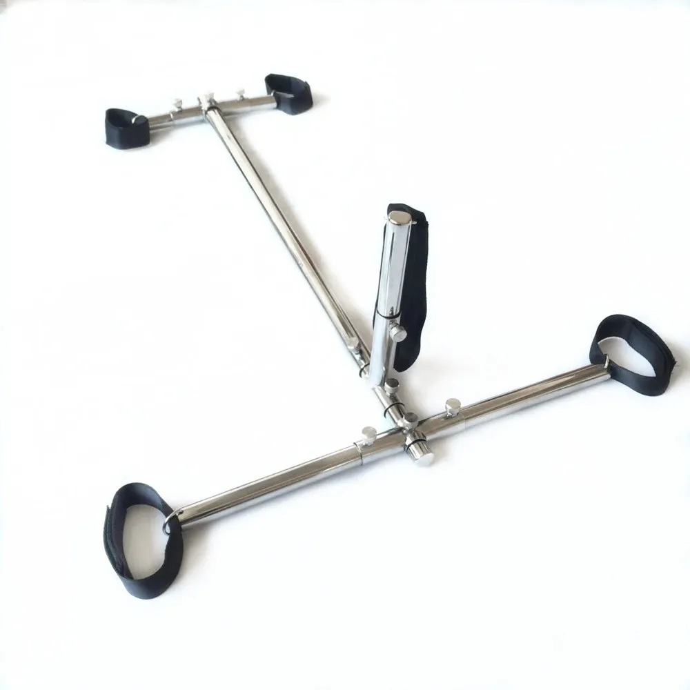 BDSM Bondage Set Mano E Coscia Manette Regolabili Cosce Letto SM Erotico Sex Toy Per Gli Amanti Coppie Principianti - Foto 5