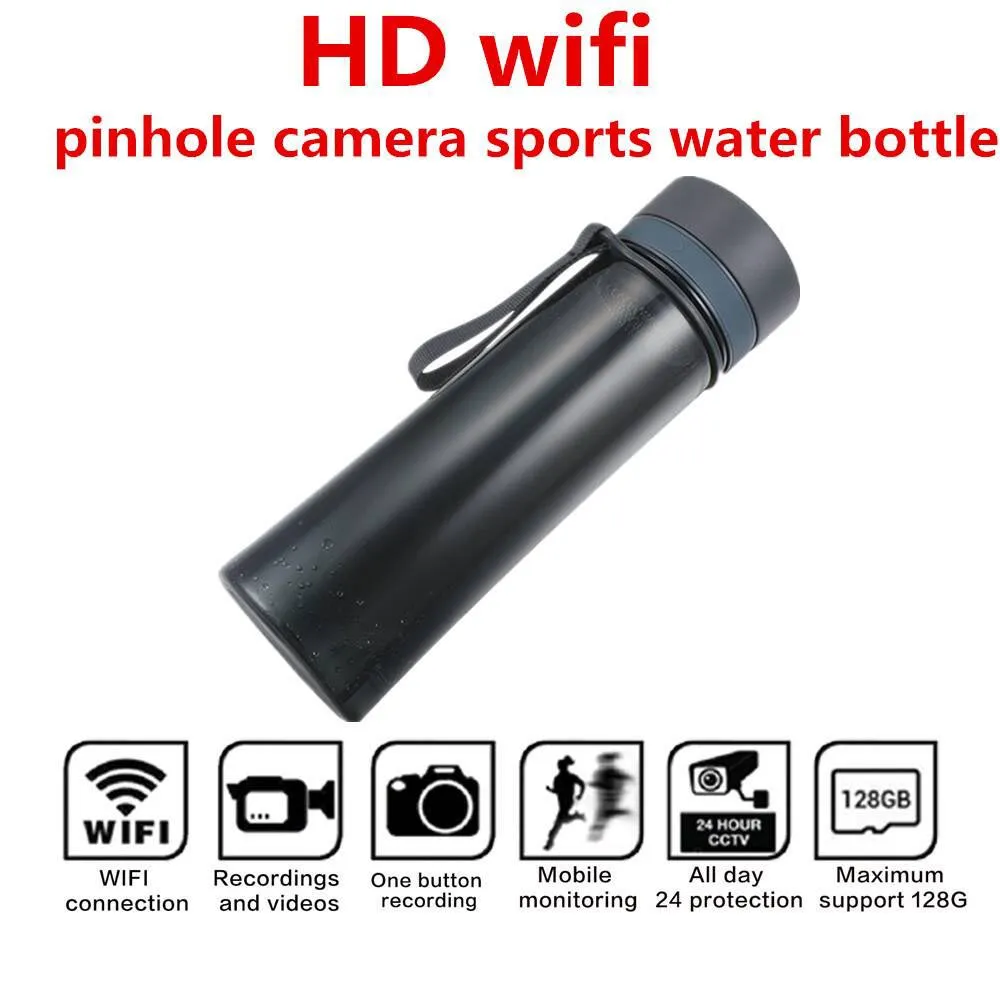4K 4096x2160P WiFi Water Bottle Camera Motion Detection Wireless IP P2P Ultra-Small Camera Home Security System Cam PQ548