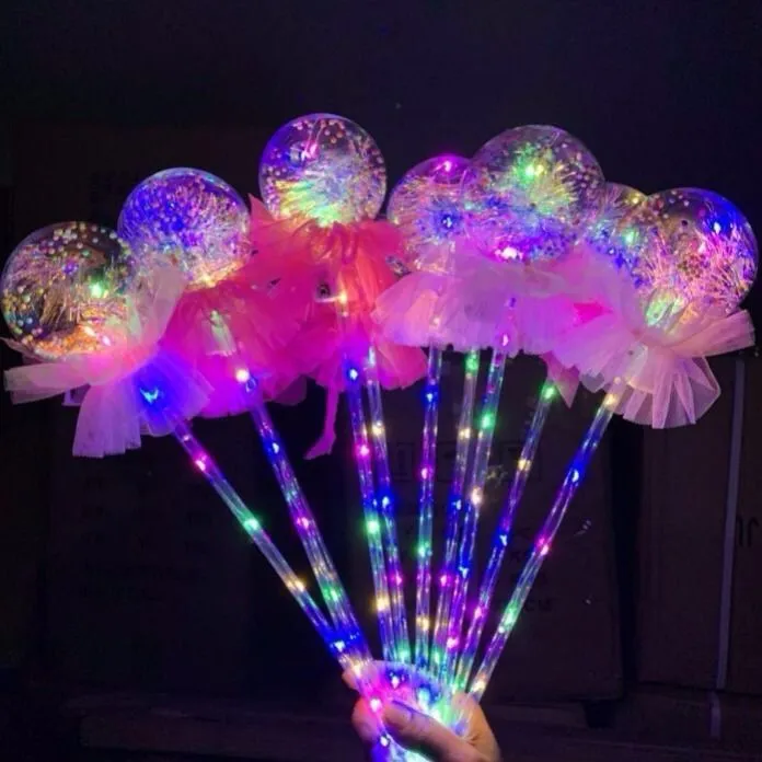 Led Lights Transparent Luminous Wave Ball Magic Wand Star Ball LED Flash  Fairy Bar Stand Night Market Hot Sales Fairy Lights From Topmeed, $2.29