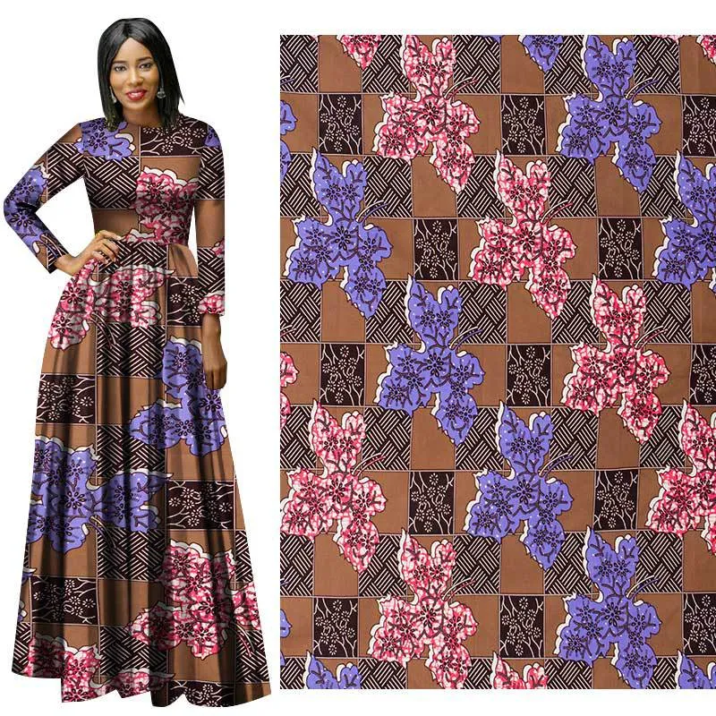 앙카라 아프리카 왁스 인쇄 직물 좋은 패브릭 Binta 리얼 왁스 고품질 아프리카 원단 파티 드레스 정장