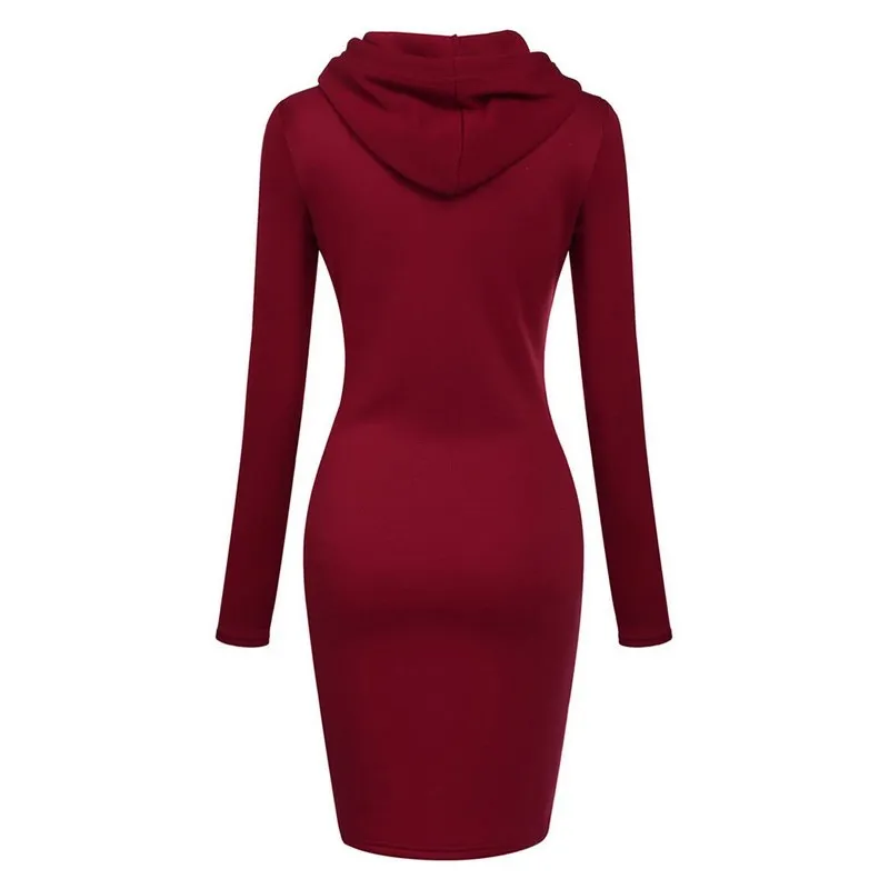 Women Hooded Sweatshirt Dresses Pockets Pullover... From Luote, $9.95 |  DHgate.Com