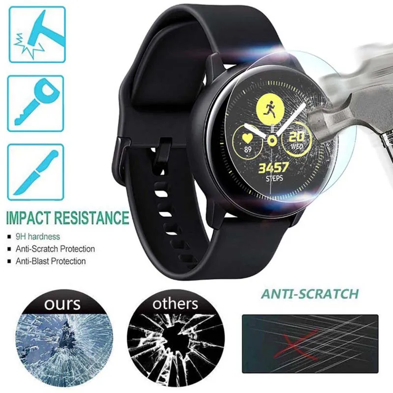 Screen Screen Screen Protector dla Samsung Galaxy Watch Active 2 SmartWatch Akcesoria ochronne 40 / 44mm