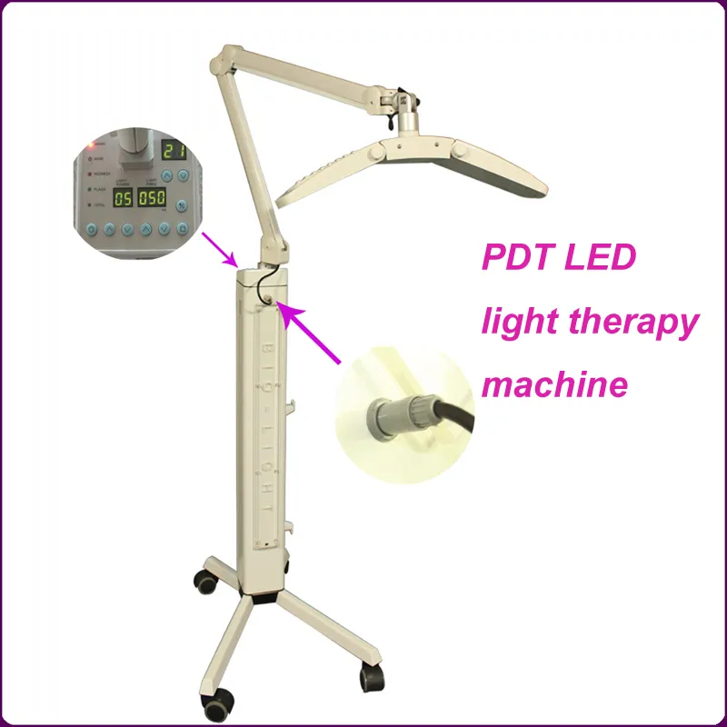 Le photon LED rajeunissement de la peau PDT machine rouge bleu jaune BIO Light Therapy contournant le visage machine