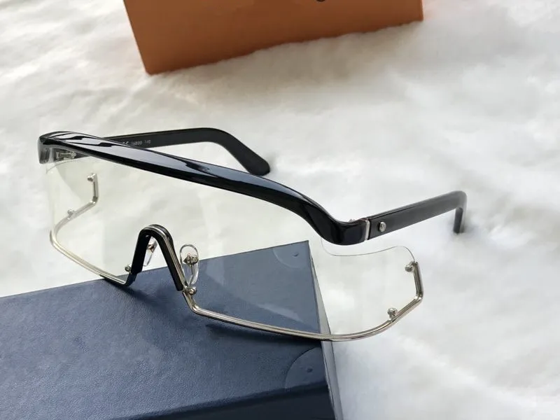 Vendita all'ingrosso - Occhiali da sole oversize stile avvolgente esagerazione occhiali firmati Luce piatta e lenti UV400 Occhiali di alta qualità con custodia