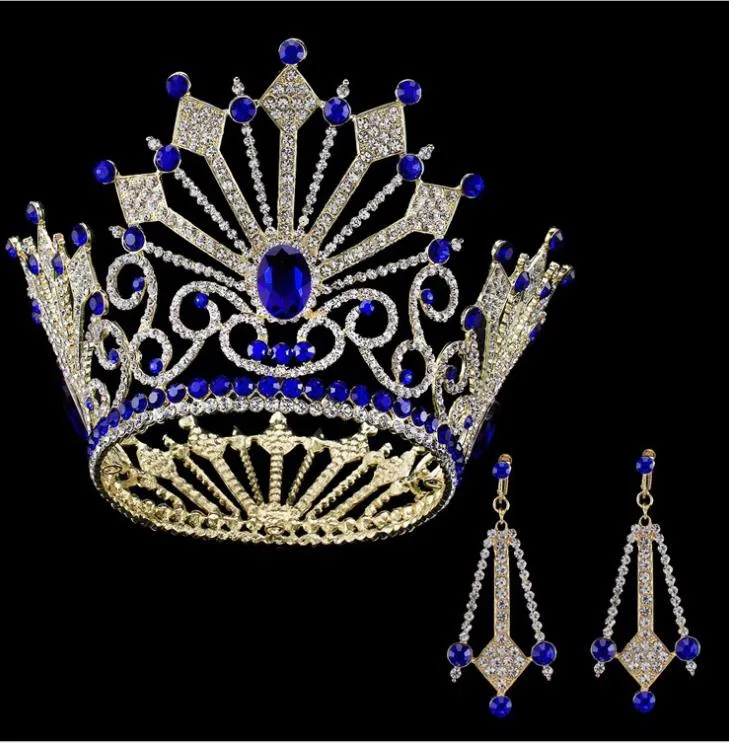 Nuova corona europea e americana Corona della regina e ornamenti per capelli con corona della regina