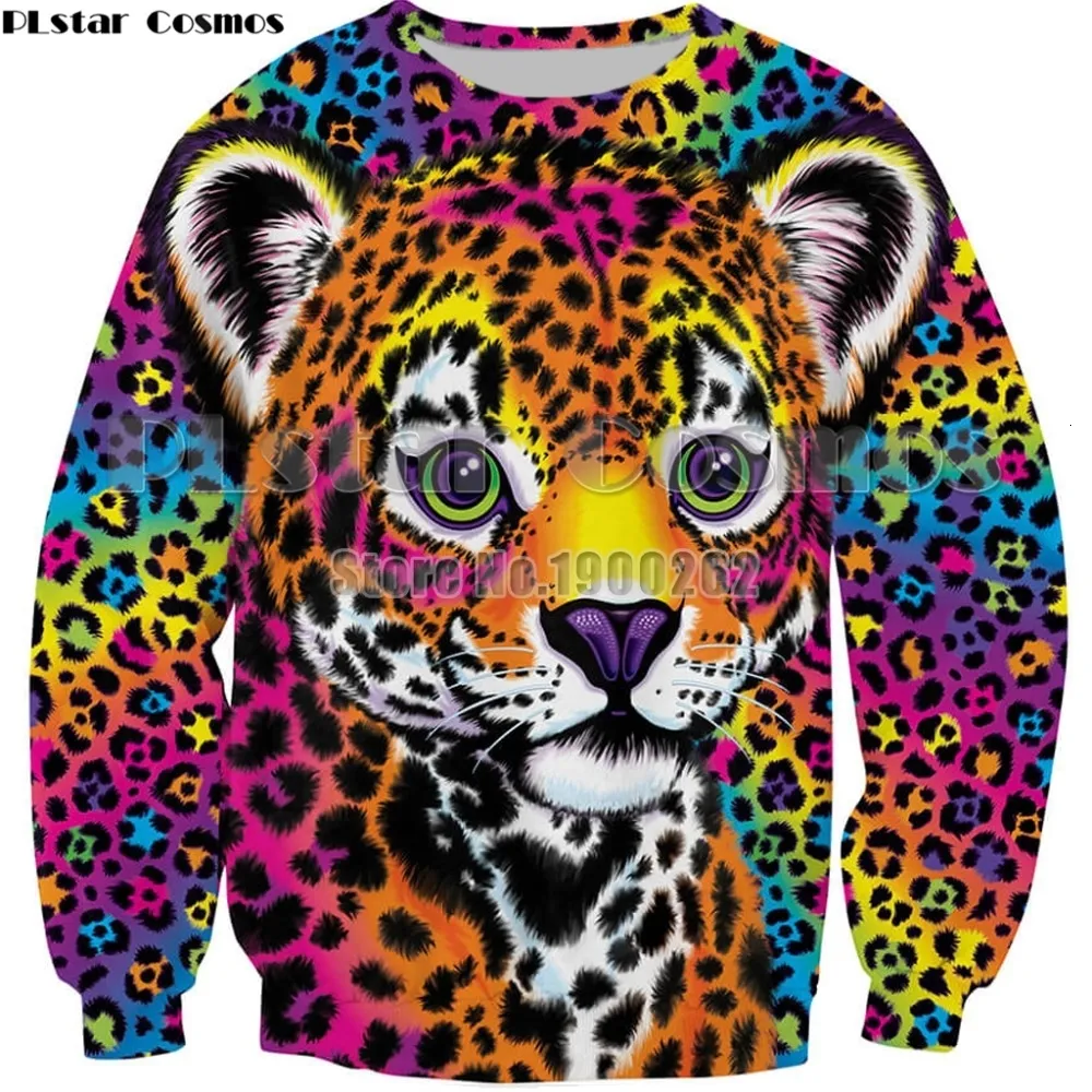 PLstar Cosmos Lisa Frank Hunter sweatshirt fashion Lisa Frank Cactus Pattern hoodies 3D print Sweatshirt Plus size S-5XL MX191113