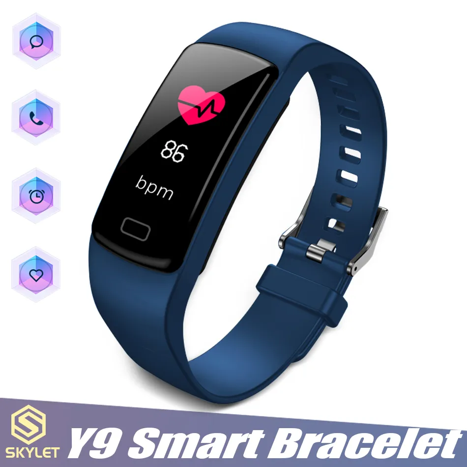 Y9 Smart Bracelet Wristband Heart Rate Watch Activity Fitness Tracker