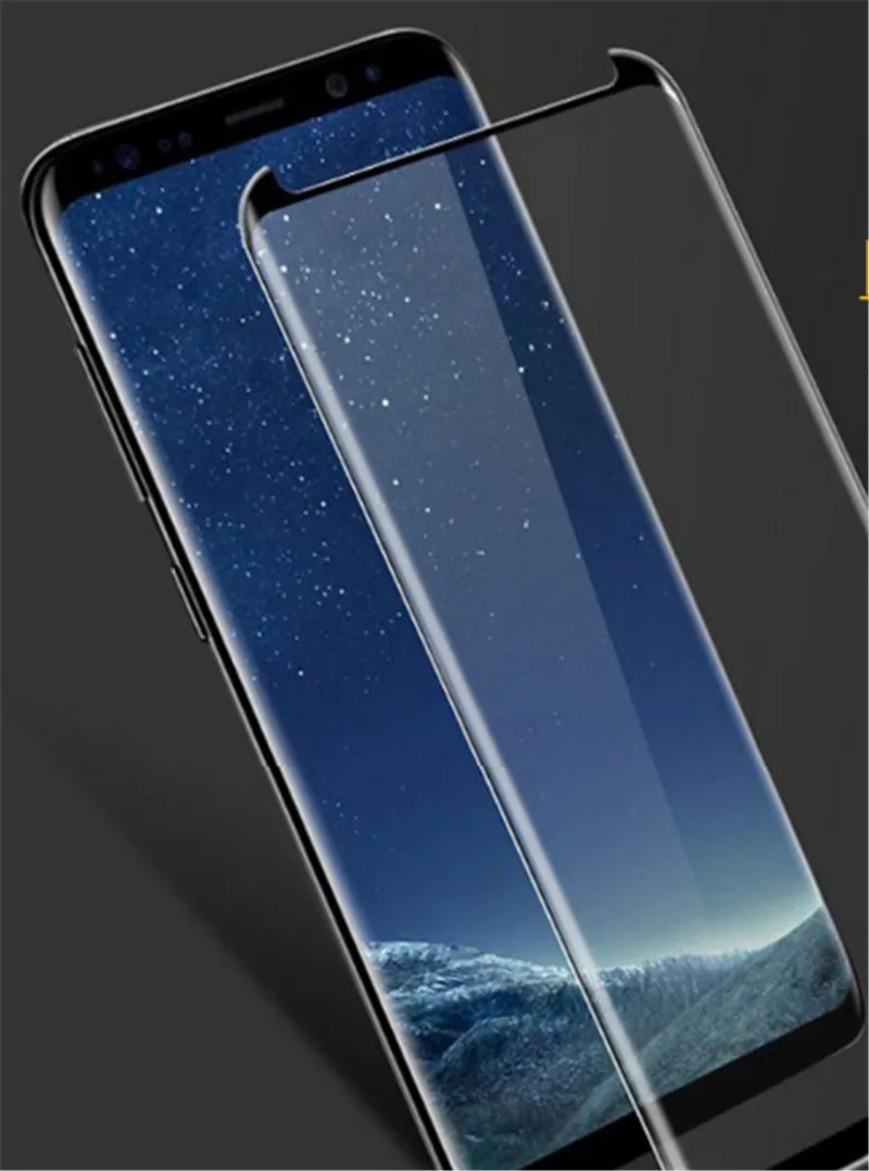 ГОРЯЧИЙ ПУНКТ 3D Изогнутые Закаленное Стекло Для Samsung Galaxy S8 S9 Plus  Note 8 9 S7 Edge Маленькая Версия Защитная Пленка Для Экрана От 56 руб. |  DHgate