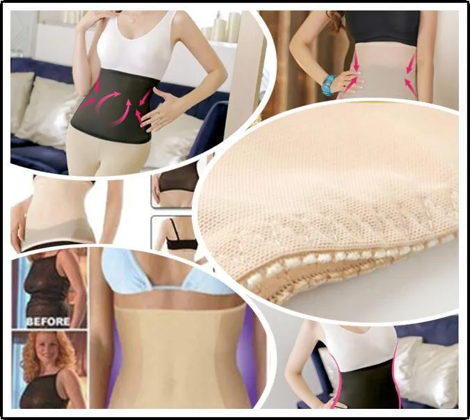 Belt Invisible Body Shaper Tummy Trimmer Waist Stomach Control Girdle Slimming Belt M02