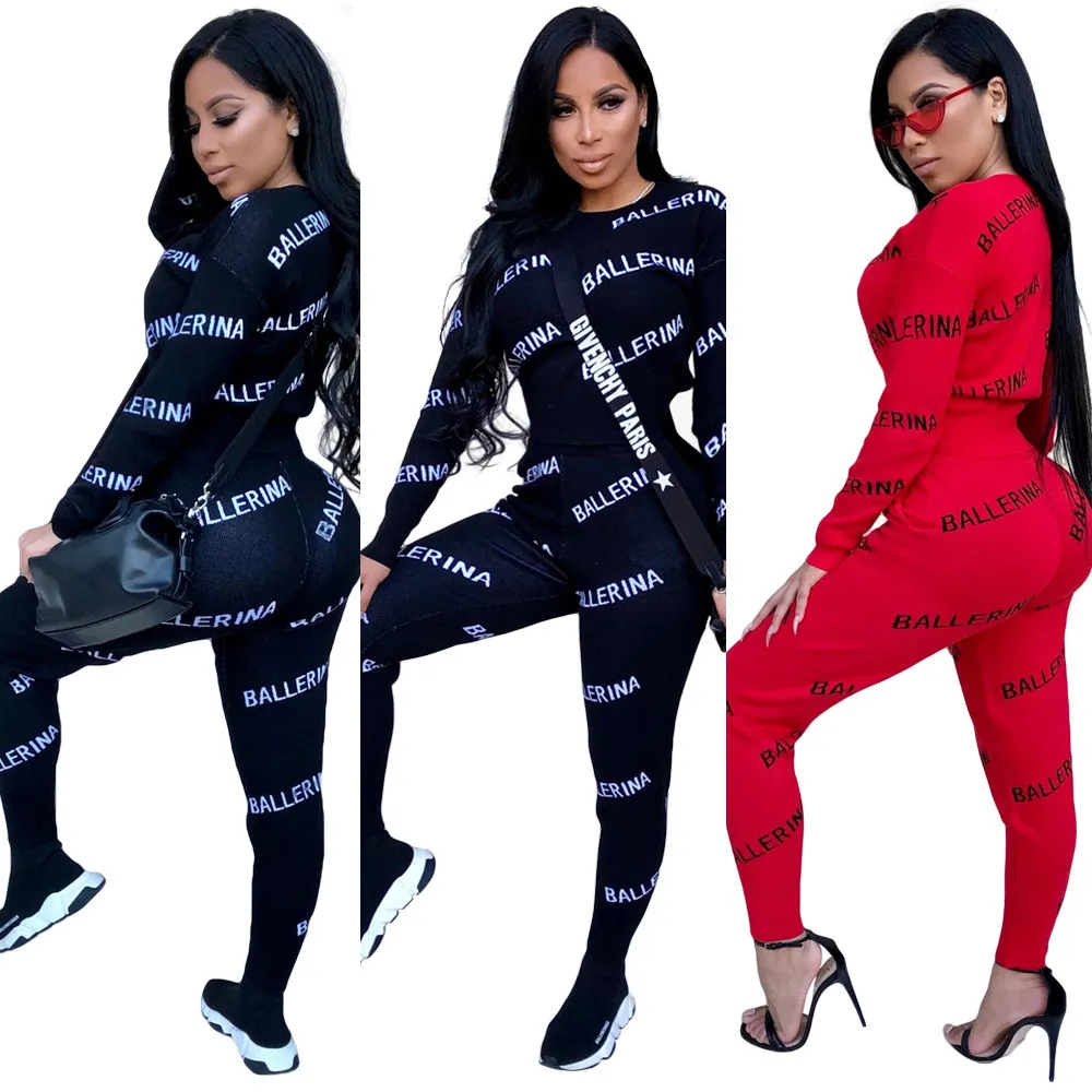 2 TWO PIECE SET Tops + Pants Tracksuit Plus Size Joggers Pants Track Suits Leisure Sweatsuits For Women Clothing Costumes Spring T200116