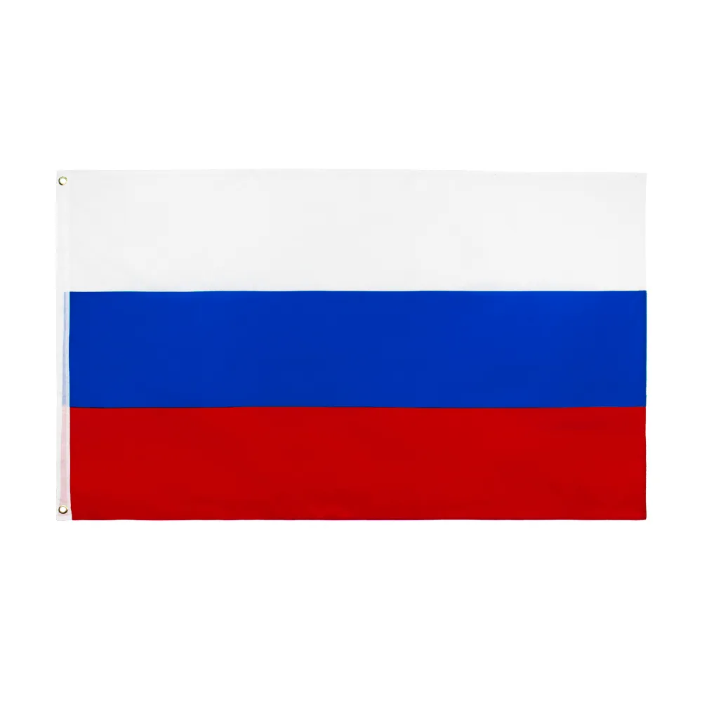 90x150cm 화이트 블루 레드 러시아 연맹 RU 러시아 국기 러시아 국기 국기 도매 공장 가격