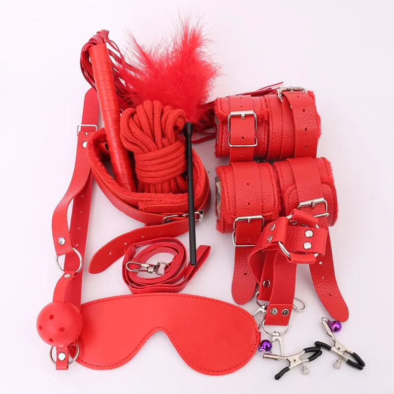 PU Leather Sex Toys For Adults BDSM Bondage Set Mouth Gag Sex Hands Fow  Women Whip Rope Erotic Sexy Lingerie Costumes C18122601 From Shen8401,  $14.57