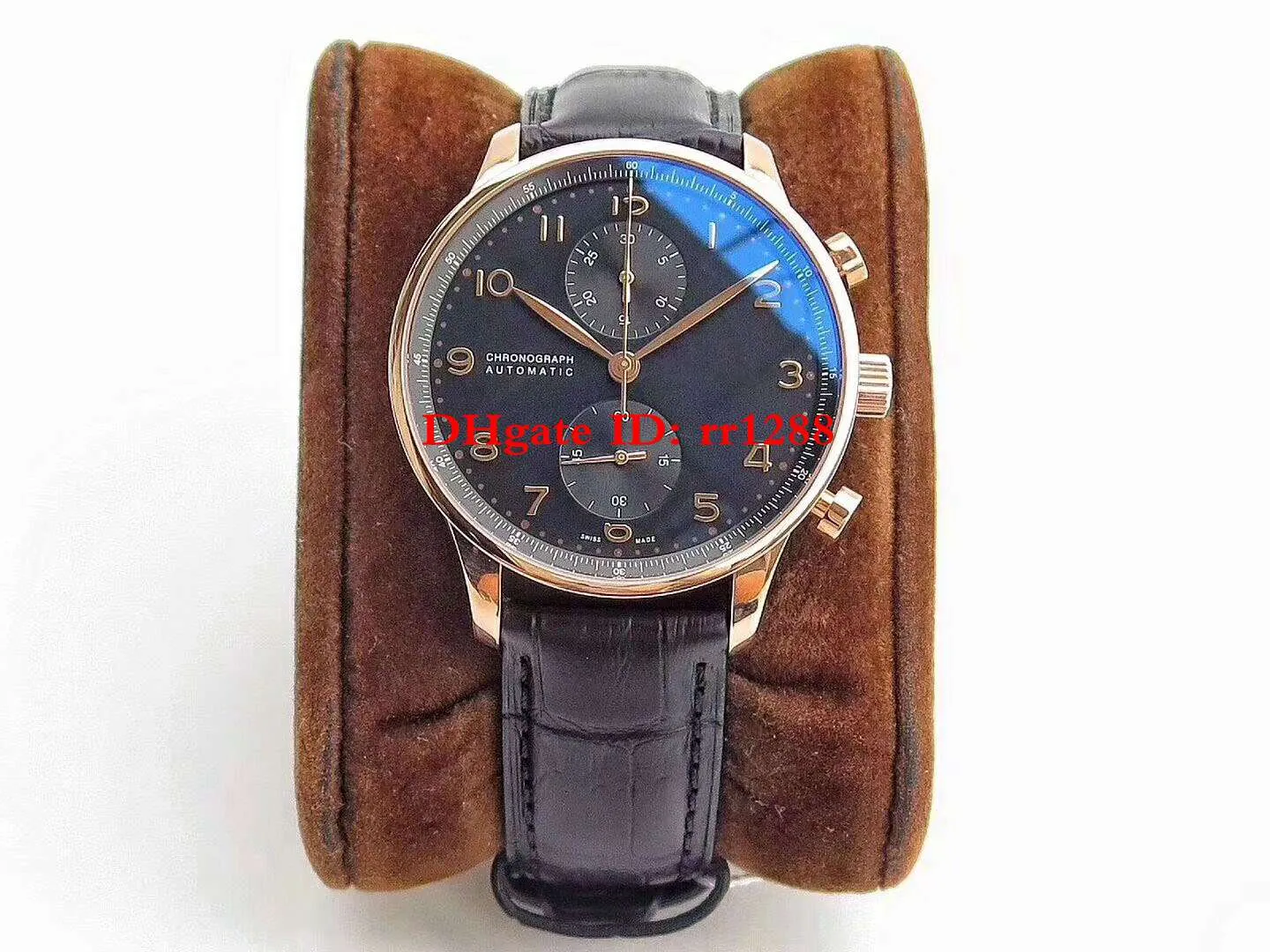 6 цветных роскошных часов высшего качества Z.F Factory Лучший выбор версии V2 Португальский хронограф Swiss 7750 Мужские часы с автоматическим погружением