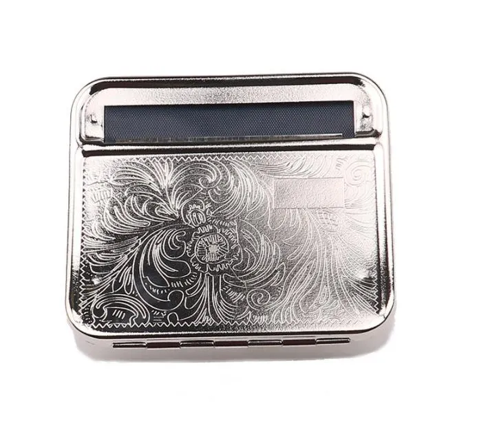 70MM Silver Platinum Cigarette Box Delicate Portable... From Dbg232323,  $3.05