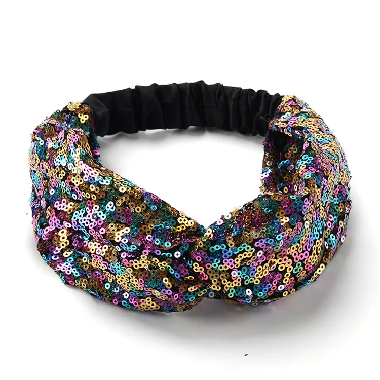 Double Sided Sequin Bling Headbands With Fish Scale Perfect For Girls