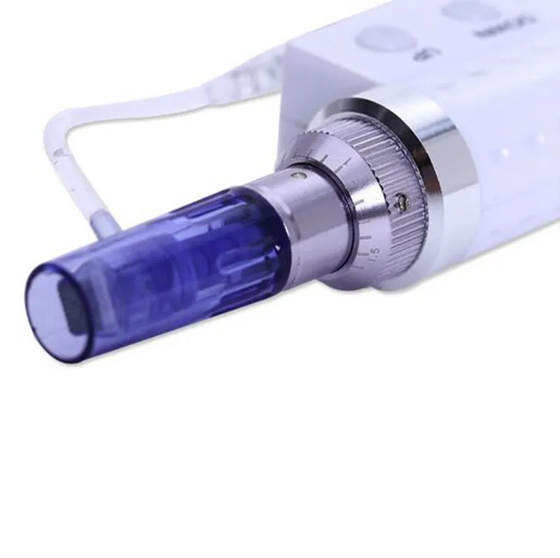 Mini Mesotherapy Gun Derma Pen Micro Needle Needle Patron Tips Injektor Stämpel Anti Aging Facial Skin Care 10pcs / Lot