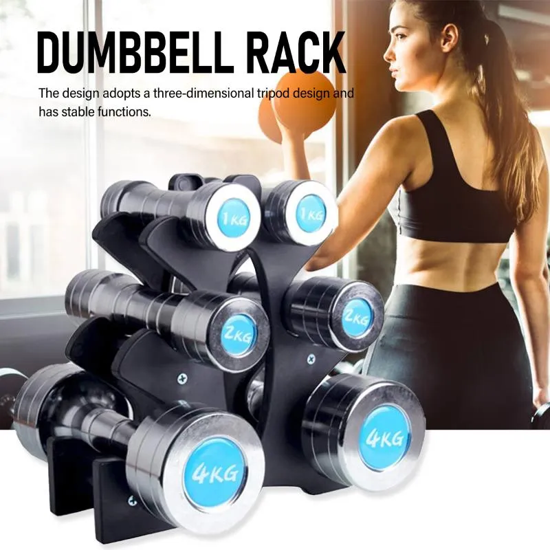 3-Tier Dumbbell Storage Rack Stand voor Home Gym Oefening Multilevel Handgewicht Tower Stand voor Gym-organisatie